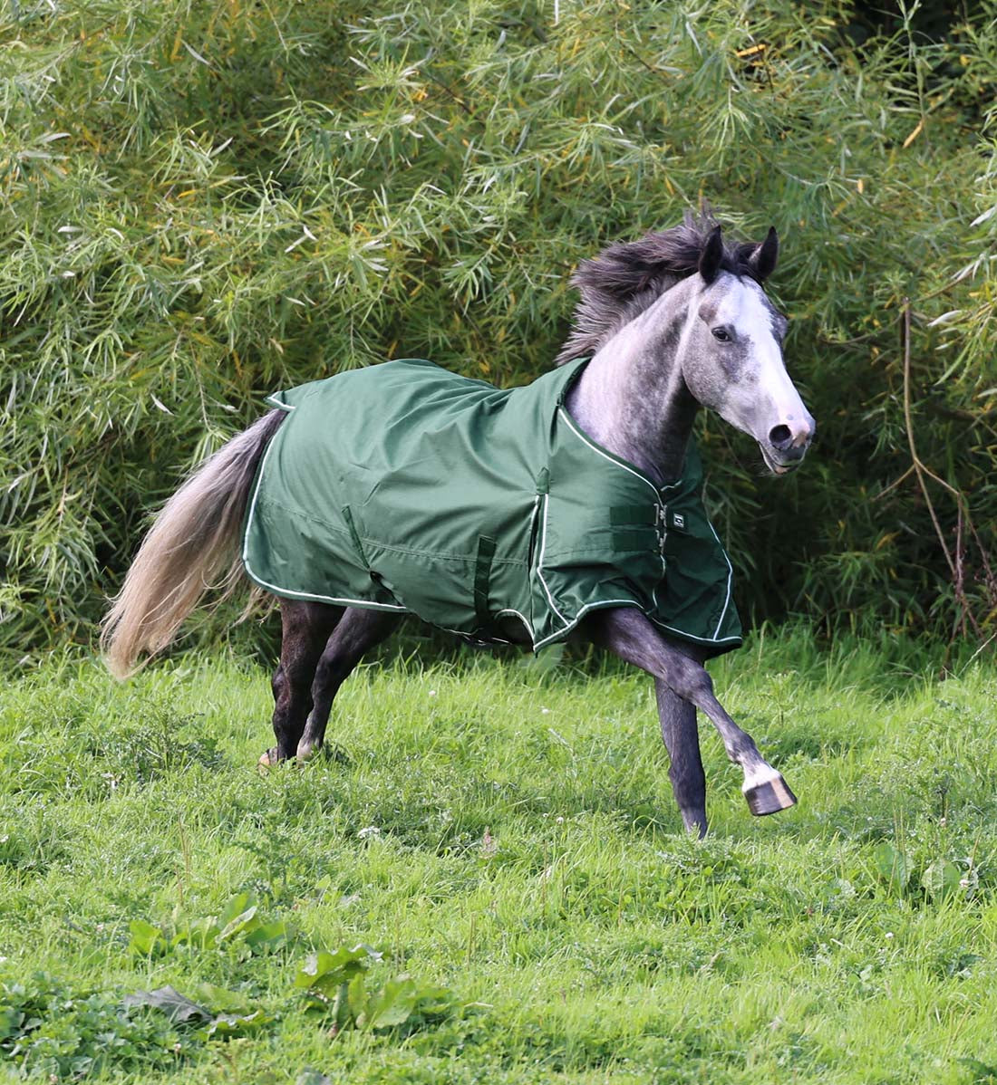 Regndækken i det nye Eco-friendly dækken, hvor ydermaterialet 600D er fremstillet af genbrugsflasker