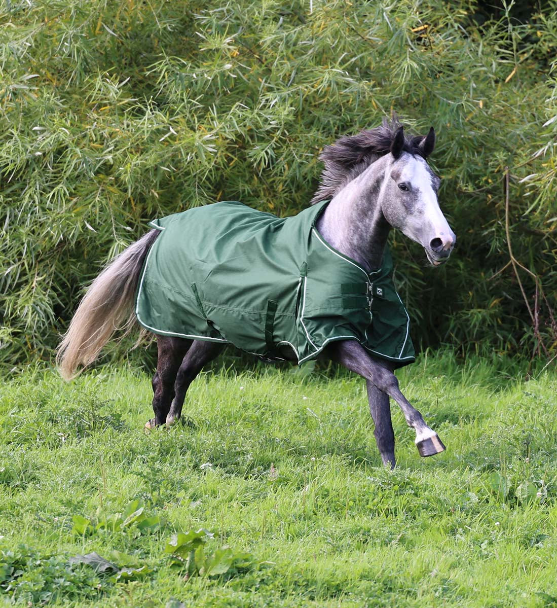 Regndækken i det nye Eco-friendly dækken, hvor ydermaterialet 600D er fremstillet af genbrugsflasker