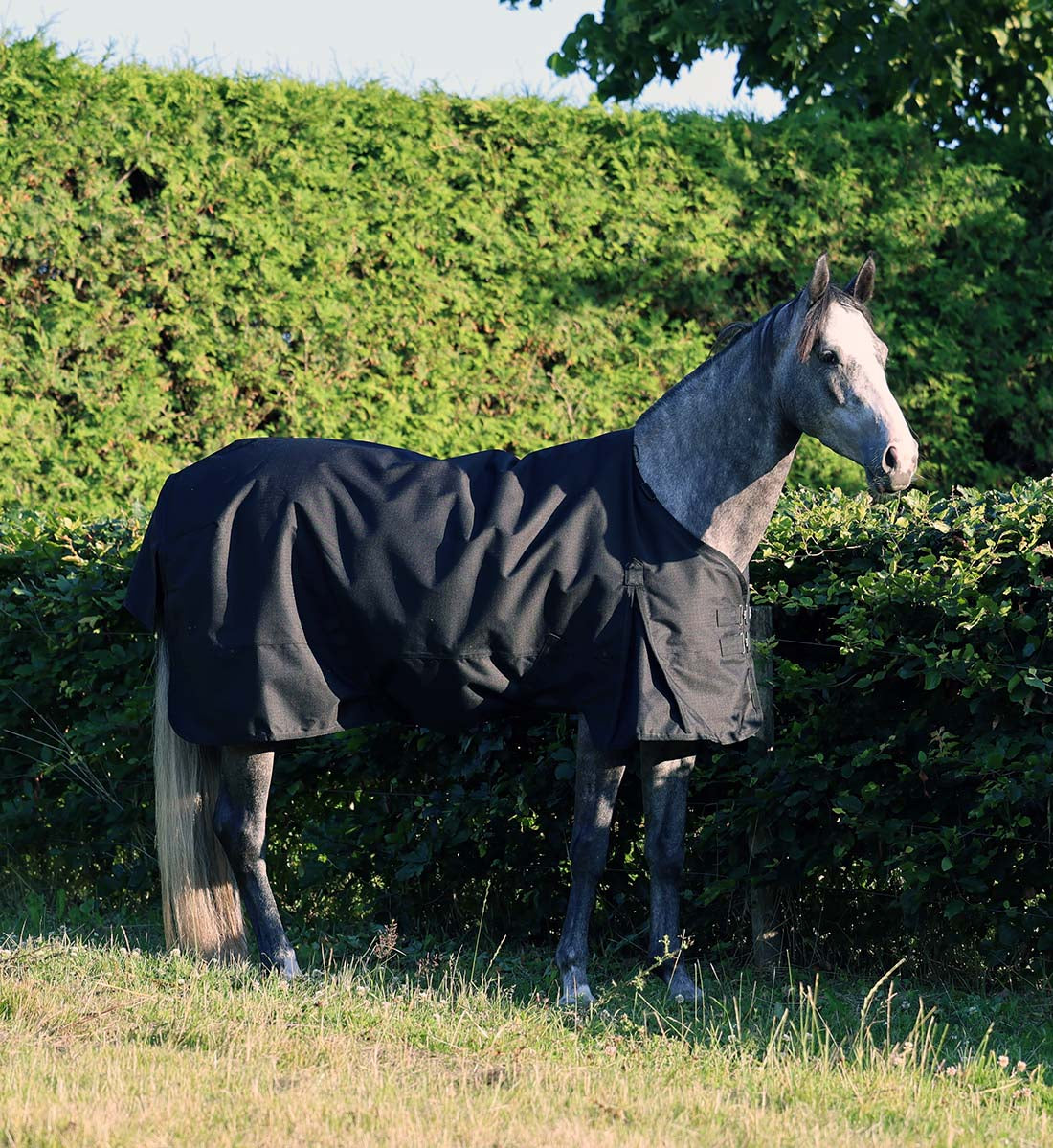 1200D 100g regndækken i sort