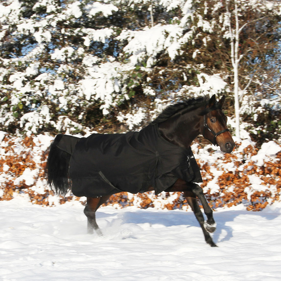 Dejligt vinterdækken i 400g sort 1200D