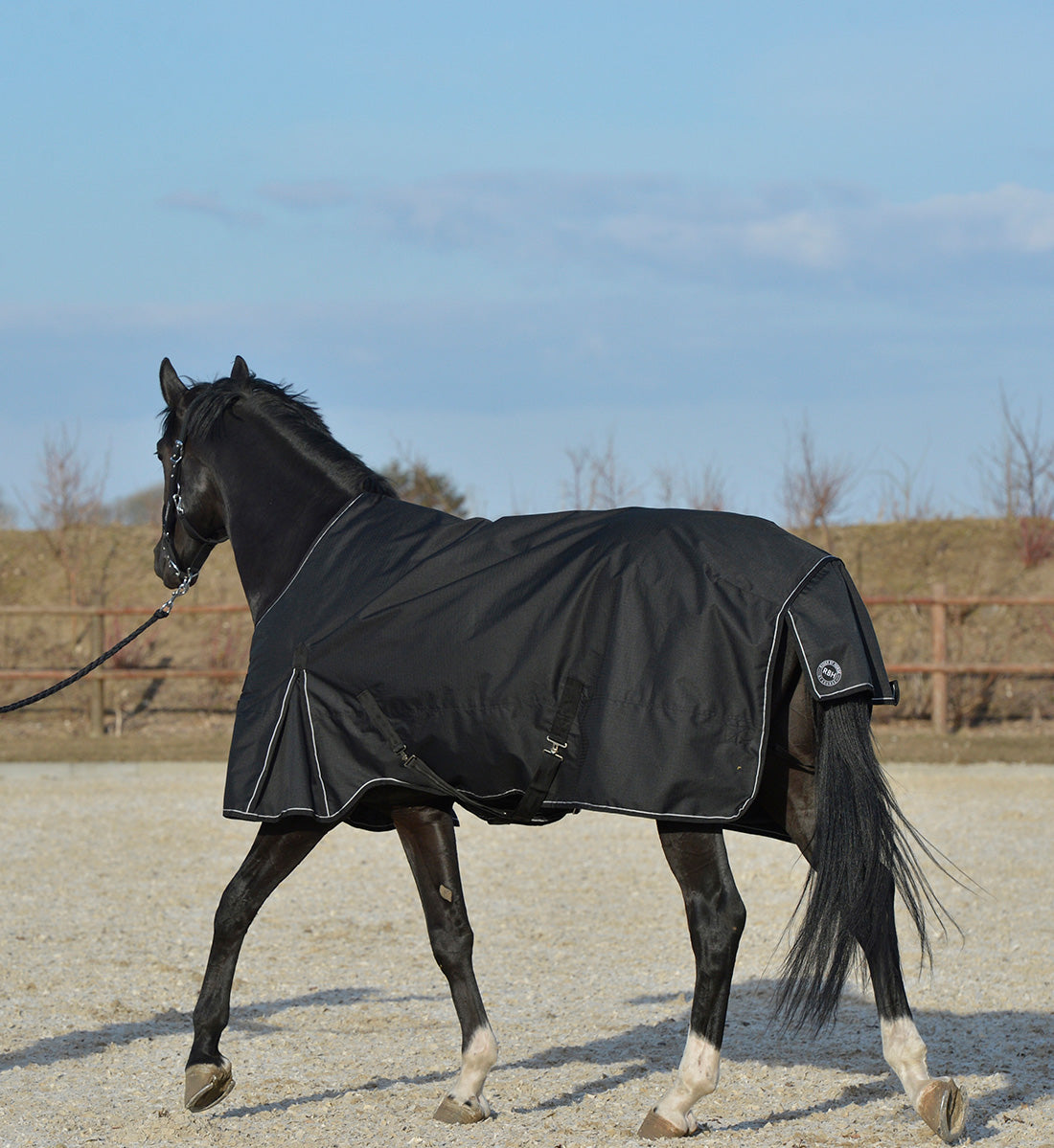 Regn og overgangsdækken i sort 100g