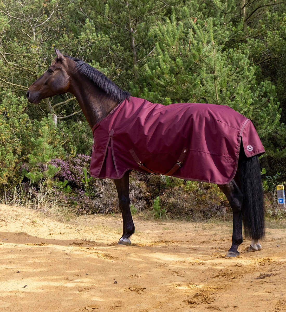 Vinterdækken i 1200D premium kvalitet i Dark Bordeaux